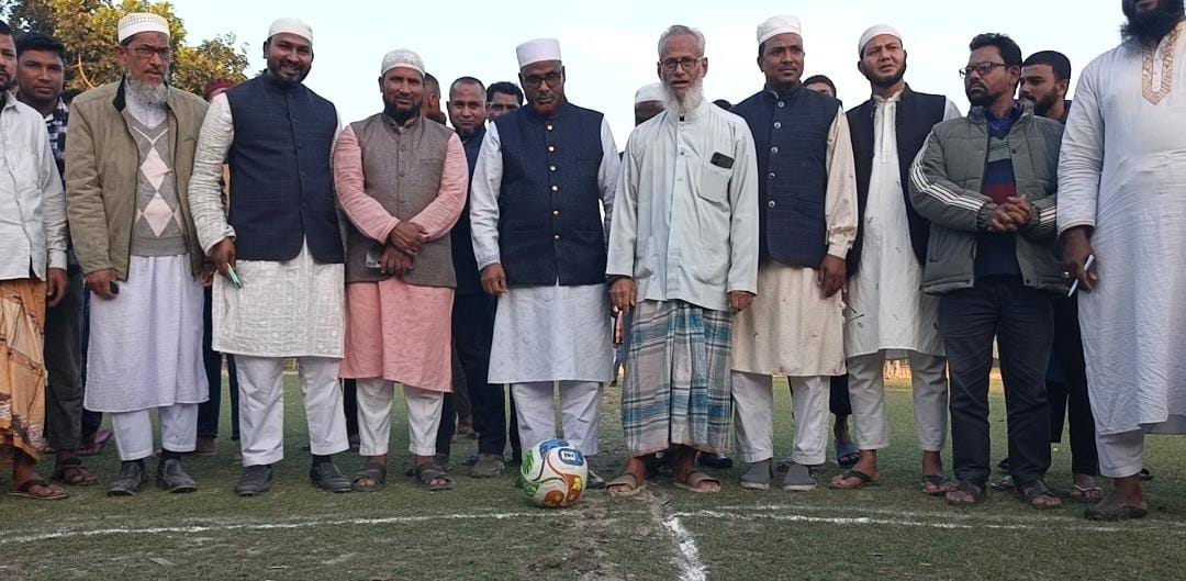 গংগাচড়ায় রায়হান সিরাজীর ফুটবল টুর্নামেন্টের শুভ উদ্বোধন