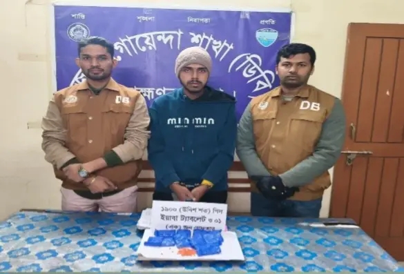 ব্রাহ্মণবাড়িয়ায় ১৯০০ পিস ইয়াবা ট্যাবলেট সহ মাদক কারবাড়ি রাব্বি গ্রেফতার!