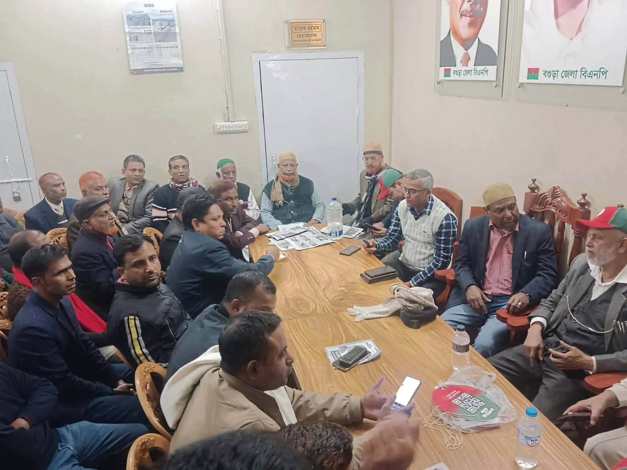 বাংলাদেশ জাতীয়তাবাদী মুক্তিযুদ্ধের প্রজন্ম”বগুড়া জেলা নির্বাচন পরিচালনা কমিটির সাথে মতবিনিময়