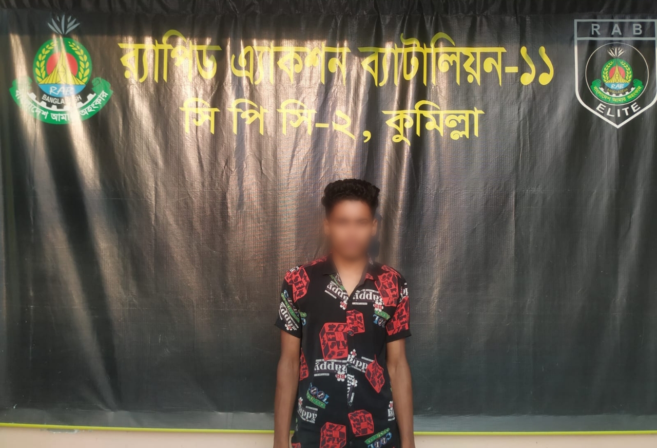 রংপুরের অপহরণ মামলার ভিকটিম উদ্ধারপূর্বক প্রধান আসামি কুমিল্লা থেকে গ্রেফতার করেছে র‍্যাব