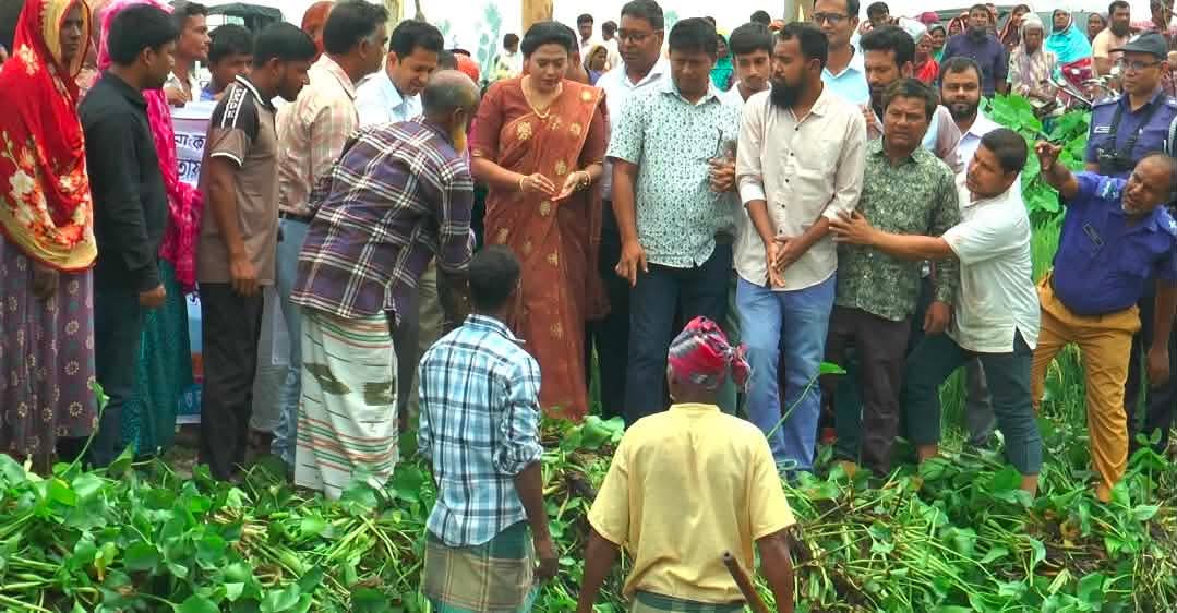 কাউনিয়ায় ইজিপিপি প্রকল্পের খাল পুনঃখনন কার্যক্রমের উদ্বোধন
