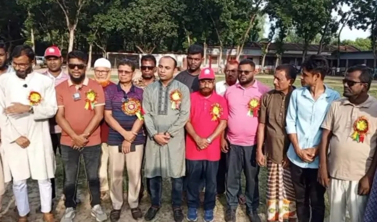 বগুড়ার নিশিন্দারা ইউনিয়ন বিএনপির আয়োজনে ফুটবল টুর্নামেন্টের ৪র্থ ম্যাচে ৮নং ওয়ার্ড জয়ী