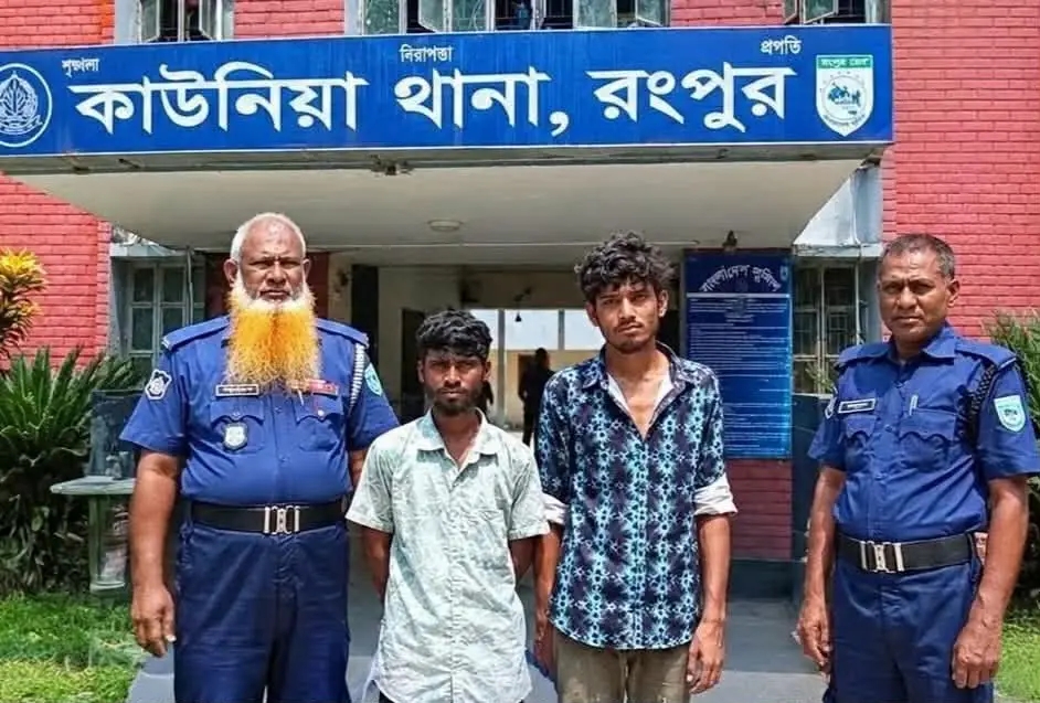 কাউনিয়ায় মাদক খেয়ে মাতলামী দুই যুবকের কারাদণ্ড
